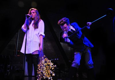 Lindsay Joan as Ilse and Austyn Myers as Moritz.  Photo