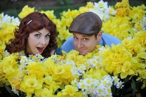 Elizabeth Santana as Sandra Bloom and Chris Janssen as Edward Bloom Photo