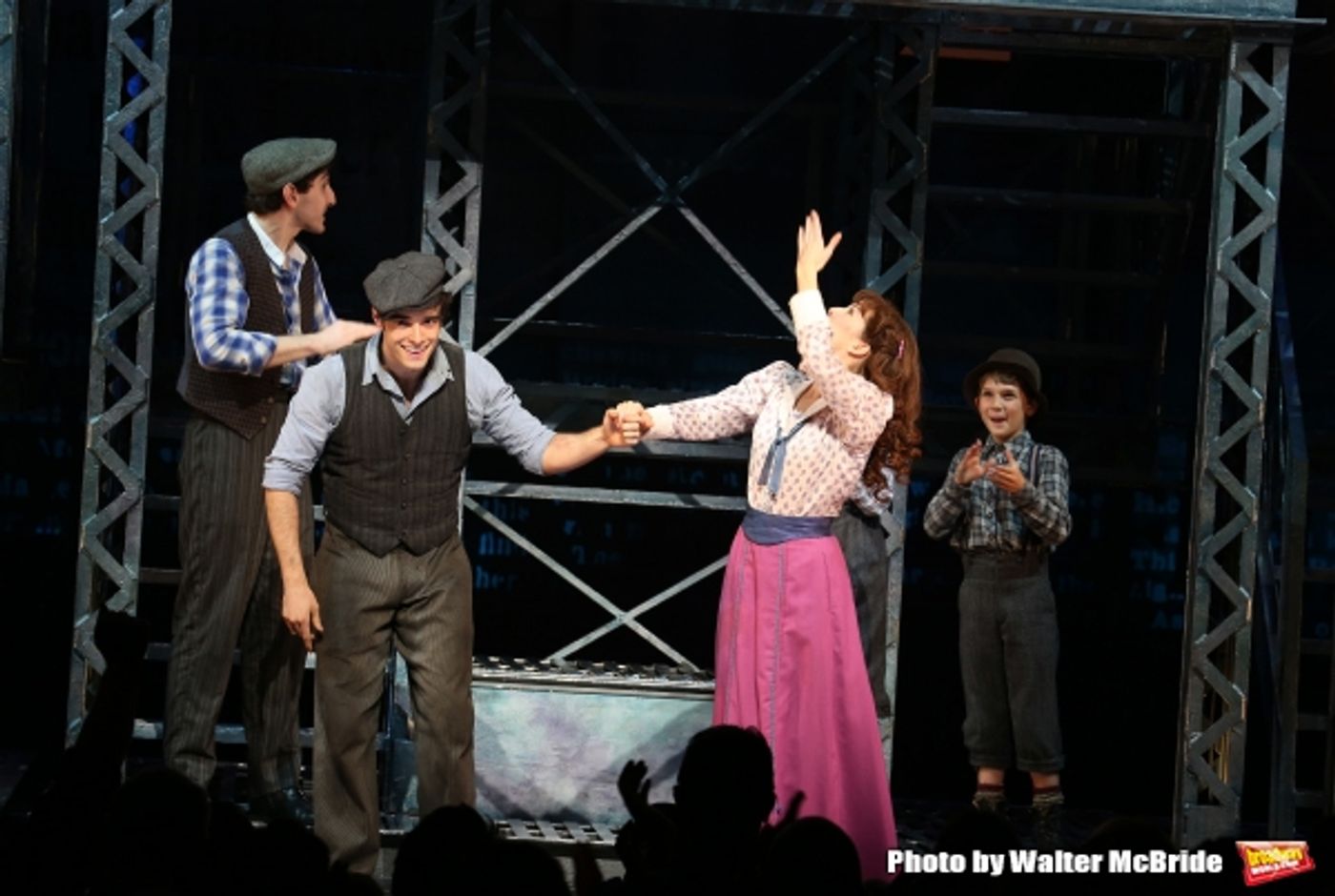 Photo Coverage: NEWSIES Cast Takes Final Broadway Bows at Nederlander Theatre!  Image