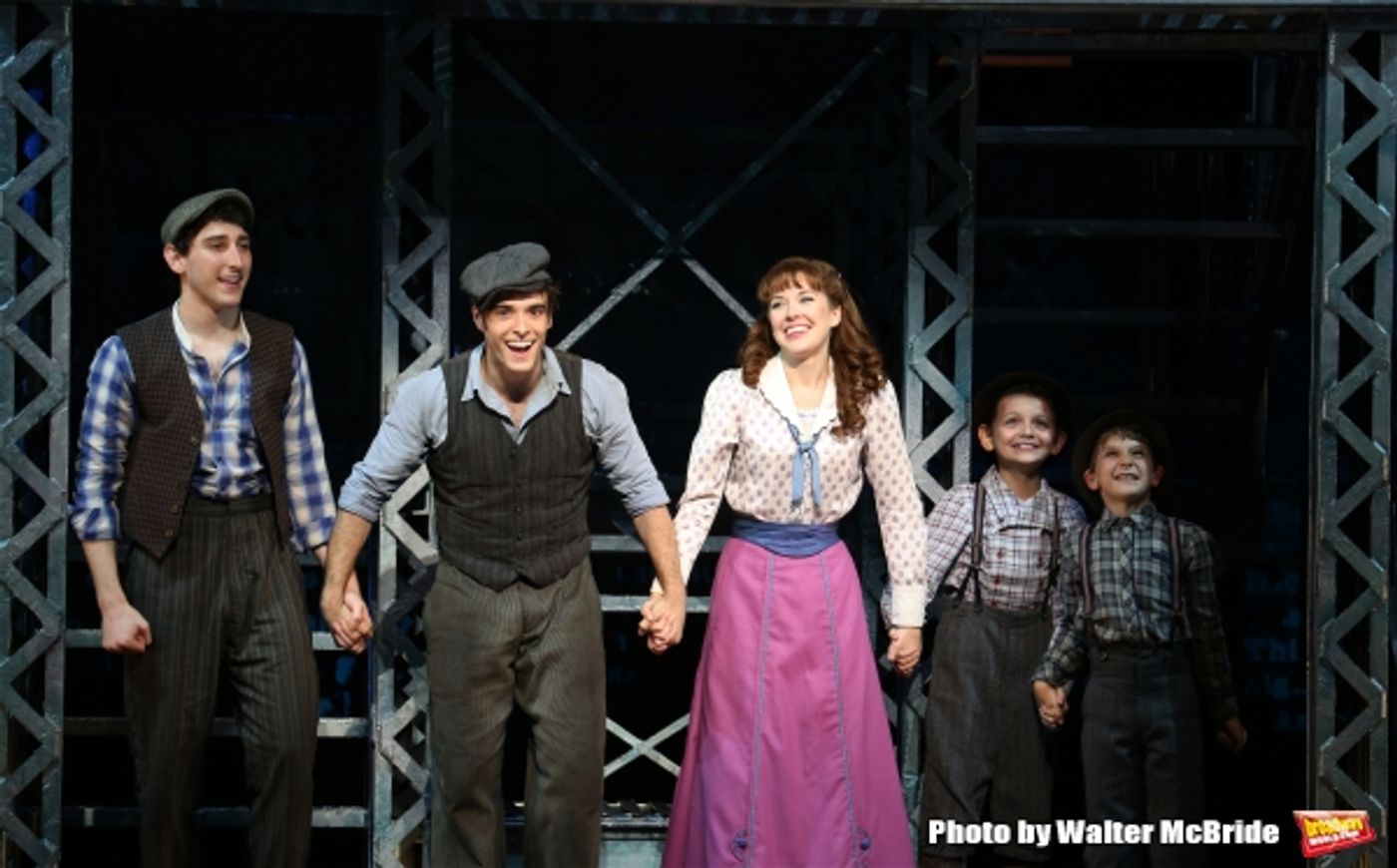Photo Coverage: NEWSIES Cast Takes Final Broadway Bows at Nederlander Theatre!  Image
