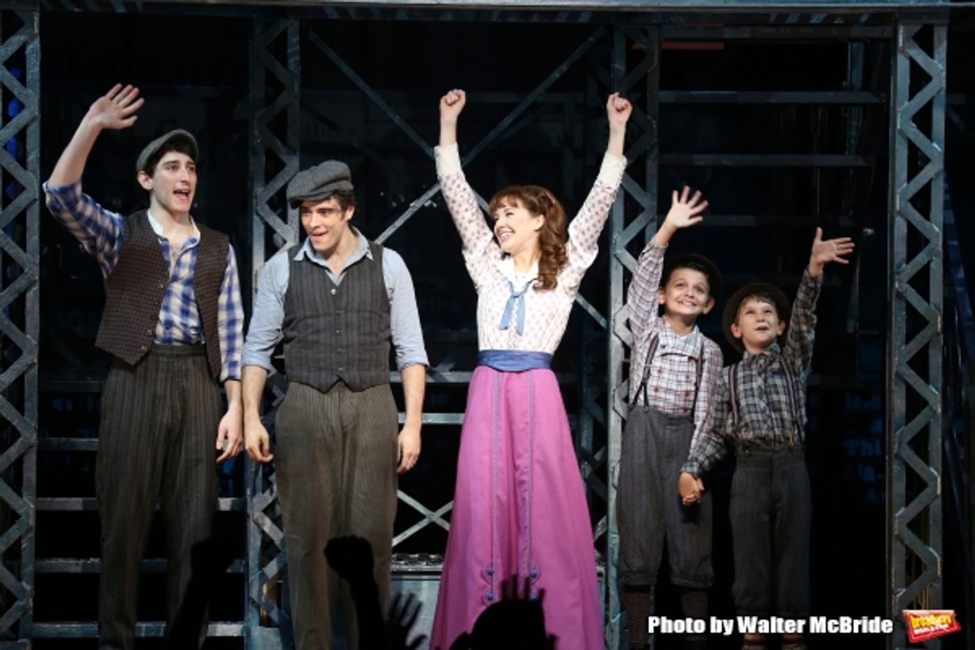 Photo Coverage: NEWSIES Cast Takes Final Broadway Bows at Nederlander Theatre!  Image