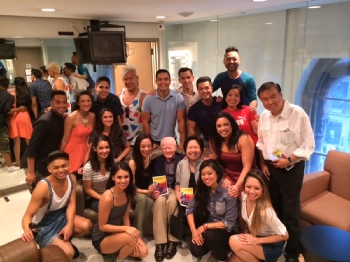 Jose Cuisia & Cast at Philippine Ambassador Jose L. Cuisia Visits The Public's HERE LIES LOVE