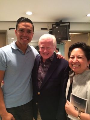 Jose Llana and Jose Cuisia and his wife Maria Victoria @ BroadwayWorld Jose Llana and Jose Cuisia and his wife Maria Victoria Photo
