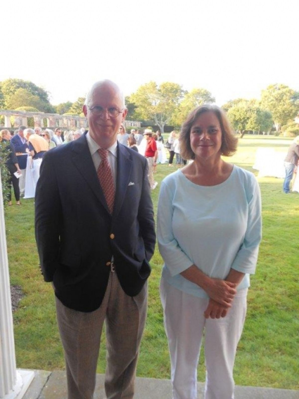 Co-authors Gary Lawrance and Anne Surchin at 