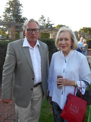 Southampton Historical Museum Director Tom Edmonds and Zita Davisson Photo