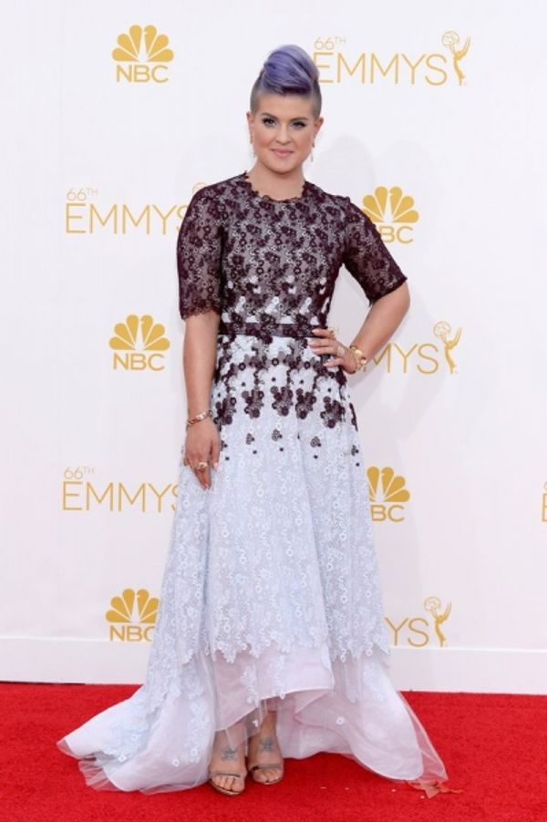 66th ANNUAL PRIMETIME EMMY AWARDS -- Pictured: TV personality Kelly Osbourne arrives  Photo