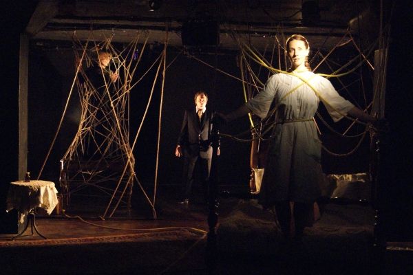 Daiva Bhandari as The Other Woman, Ed Krystosek as John, Lorelei Sturm as The Woman Photo