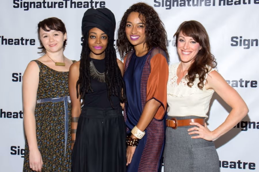 Photo Coverage: Signature Theatre Celebrates Opening Night of AND I AND SILENCE Image