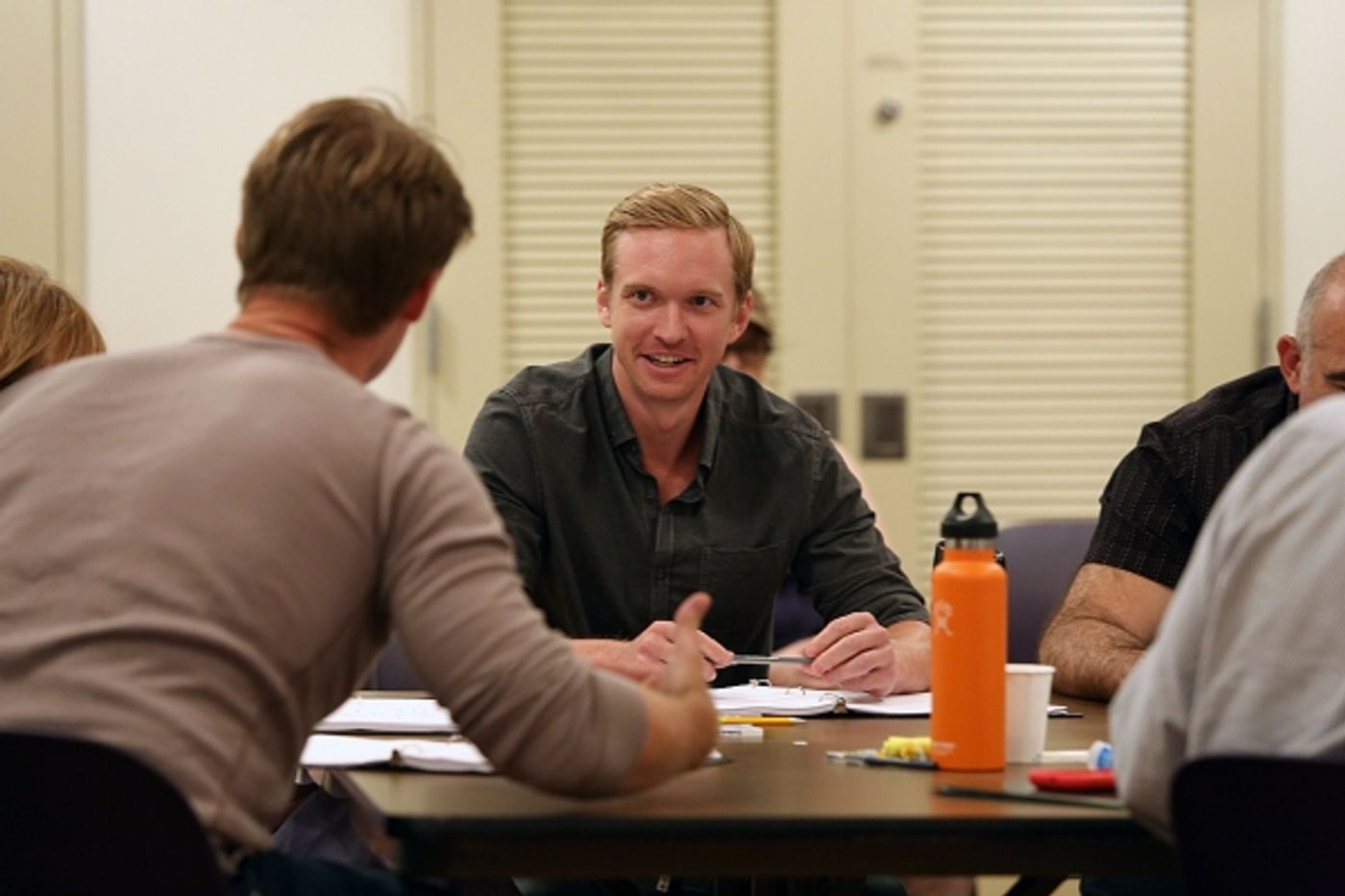 Photo Flash: In Rehearsal with Roderick Hill, Erik Heger and More for Off-Broadway's STALKING THE BOGEYMAN  Image