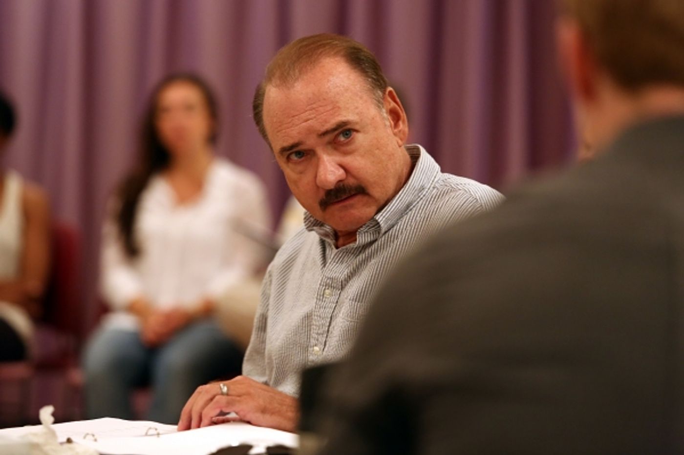 Photo Flash: In Rehearsal with Roderick Hill, Erik Heger and More for Off-Broadway's STALKING THE BOGEYMAN  Image