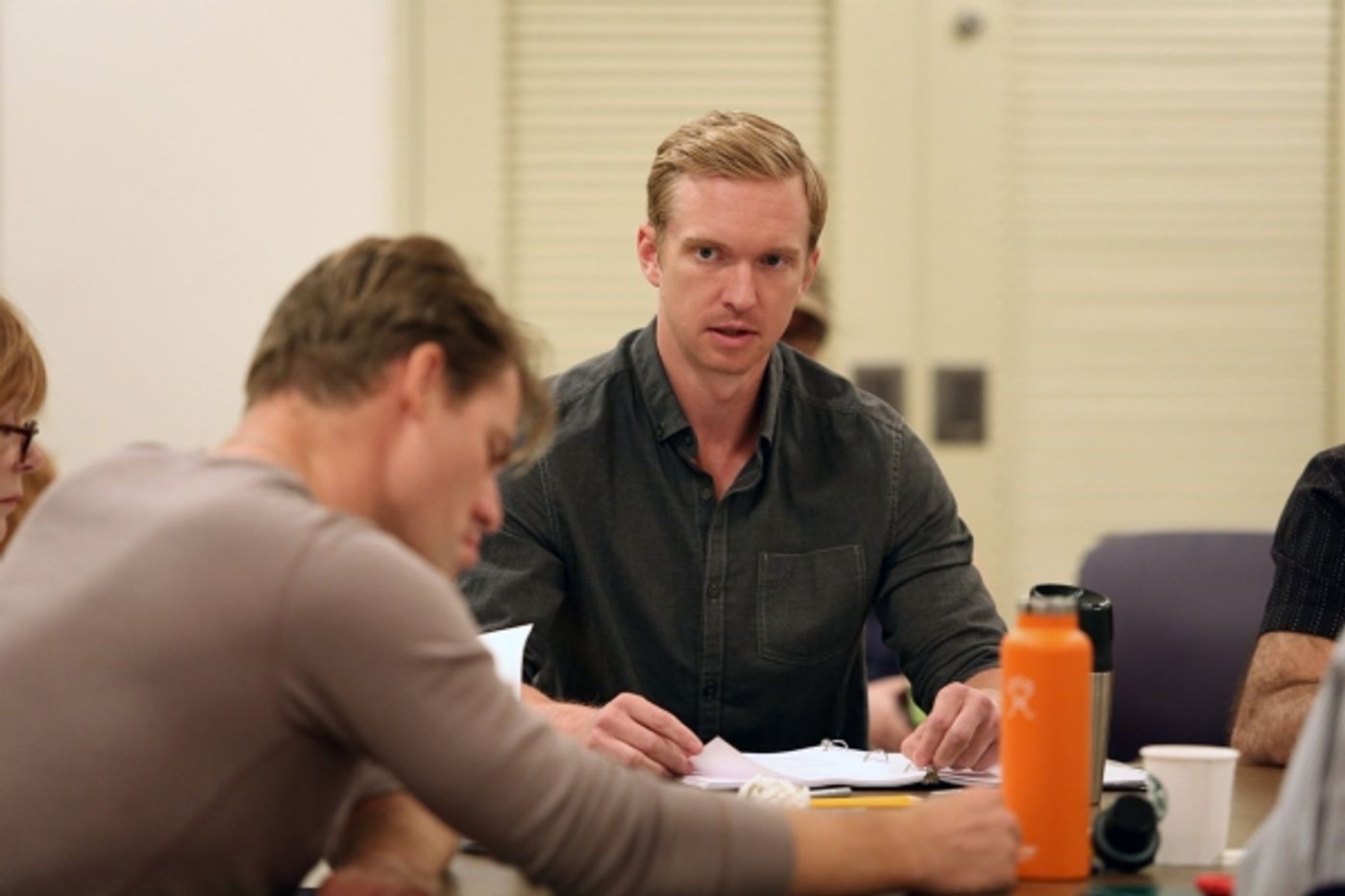 Photo Flash: In Rehearsal with Roderick Hill, Erik Heger and More for Off-Broadway's STALKING THE BOGEYMAN  Image