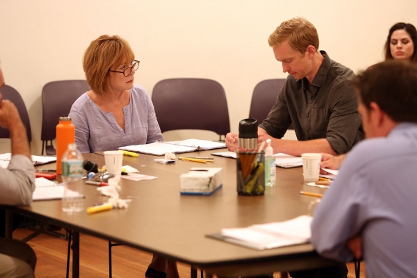 Photo Flash: In Rehearsal with Roderick Hill, Erik Heger and More for Off-Broadway's STALKING THE BOGEYMAN  Image
