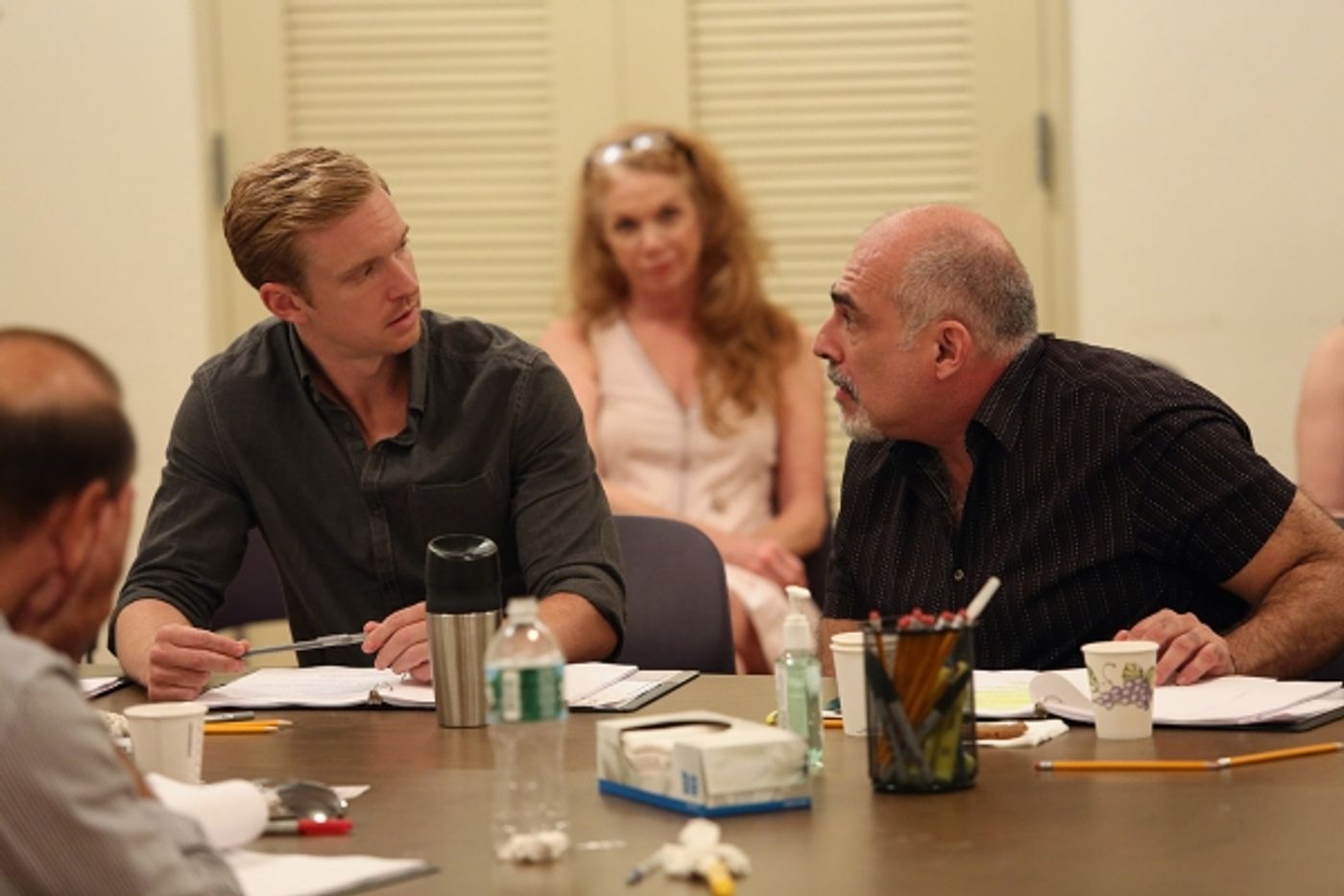 Photo Flash: In Rehearsal with Roderick Hill, Erik Heger and More for Off-Broadway's STALKING THE BOGEYMAN  Image