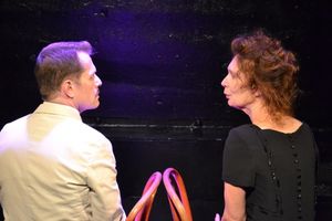 PennyLynn White as Laurette Taylor with Paul Thomas Ryan as Tennessee Williams Photo