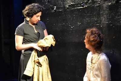 Kimberly Faye Greenberg as Marguerite with PennyLynn White as Laurette Taylor Photo