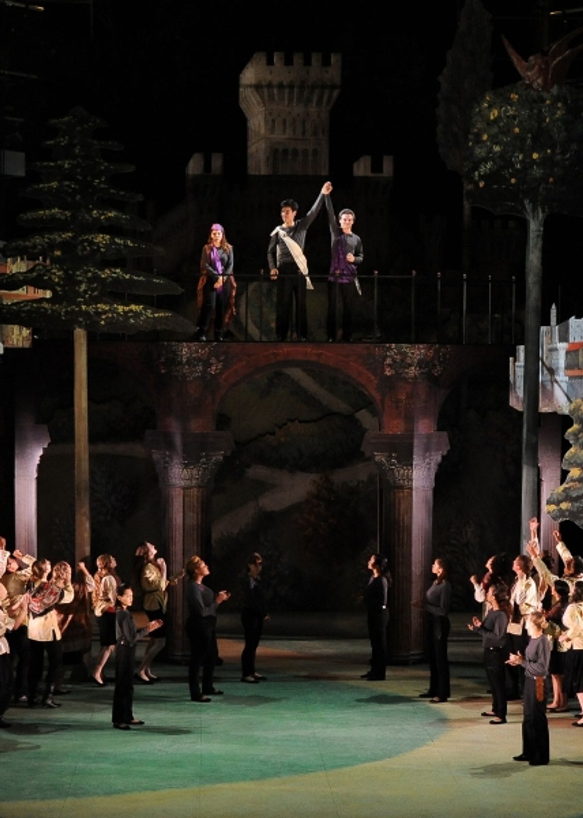 The Old Globe''s 2014 Summer Shakespeare Intensive for high school students presented one-hour versions of Julius Caesar and The Comedy of Errors in the Lowell Davies Festival Theatre on Aug. 18, 2014.  at 