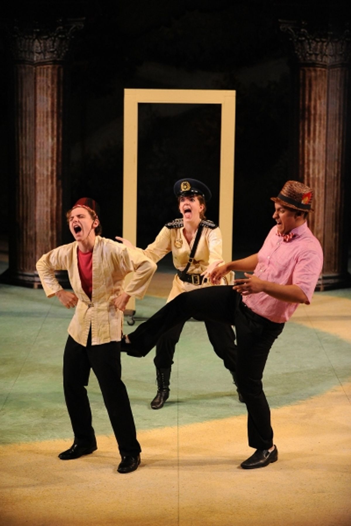 The Old Globe''s 2014 Summer Shakespeare Intensive for high school students presented one-hour versions of Julius Caesar and The Comedy of Errors in the Lowell Davies Festival Theatre on Aug. 18, 2014.  at 