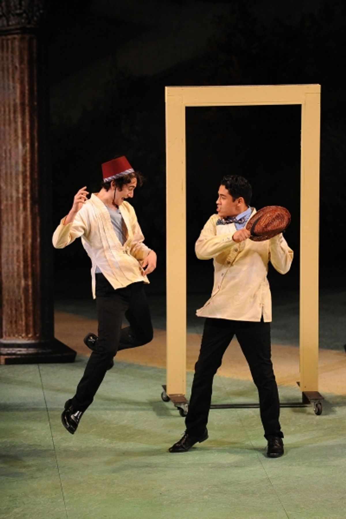 The Old Globe''s 2014 Summer Shakespeare Intensive for high school students presented one-hour versions of Julius Caesar and The Comedy of Errors in the Lowell Davies Festival Theatre on Aug. 18, 2014.  at 