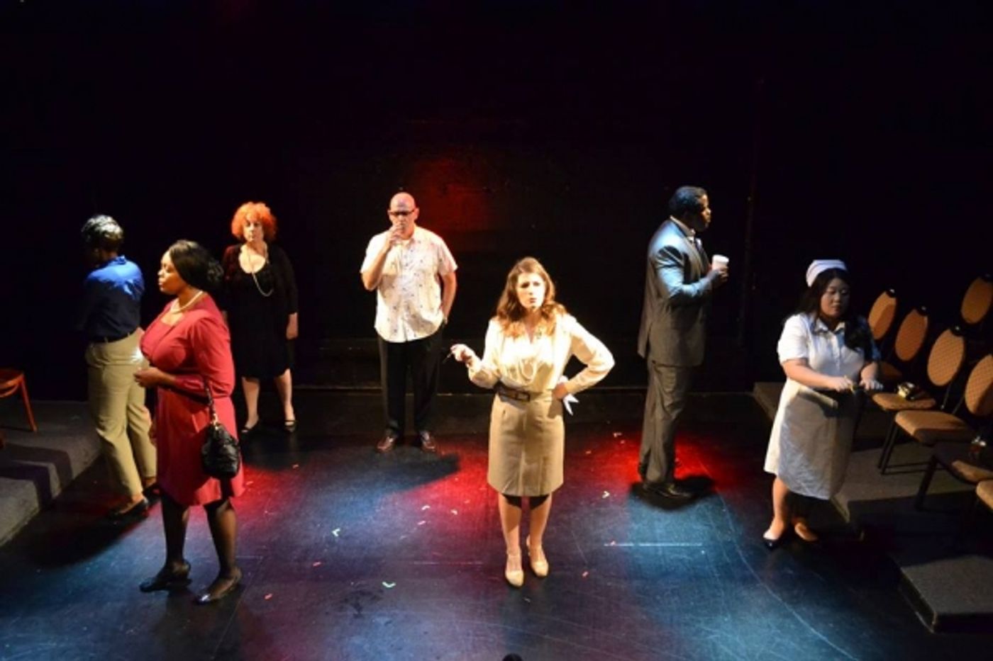 Photo Flash: First Look at Suzanne Froix and More in Beautiful Soup's SHADES OF BLUE Photo Flash: First Look at Suzanne Froix and More in Beautiful Soup's SHADES OF BLUE Image