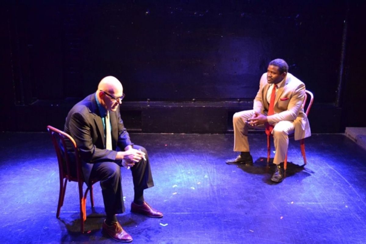 Ron Denson as Louis McKay and Orlando Iriarte as Joe Glaser at 