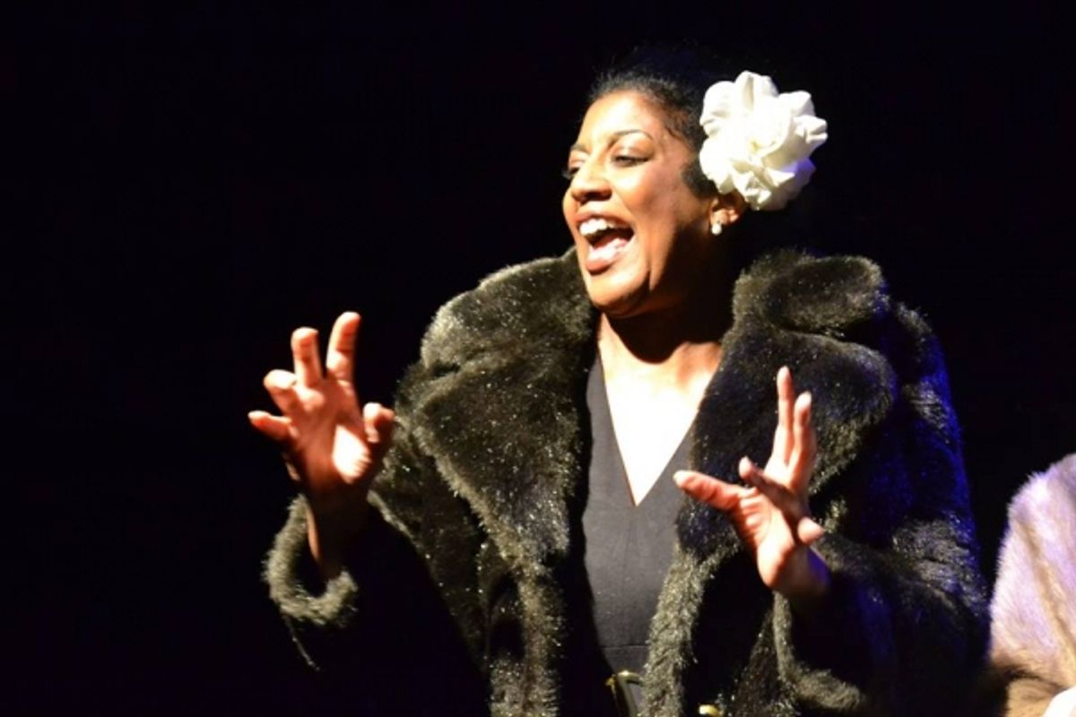Suzanne Froix as Billie Holiday at 