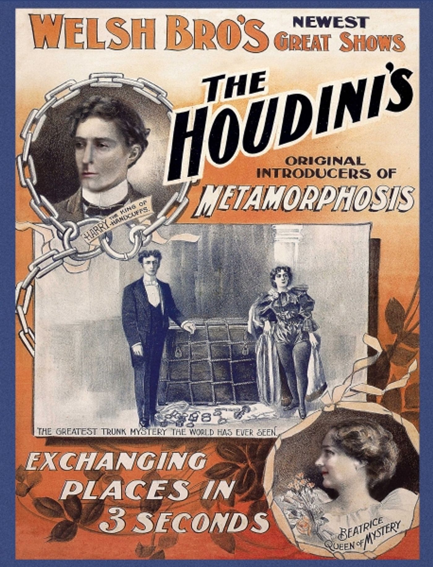 Photo Flash: Iconic Houdini Posters Recreated for Adrien Brody Miniseries  Image