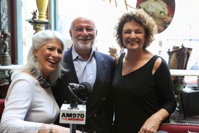Jamie deRoy, Peter LeDonne, Angelina Fiordellisi, artistic director Cherry Lane Theat Photo