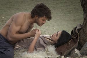 Lorenzo Richelmy (L) and Zhu Zhu (R) in a scene from Netflix''s ''Marco Polo.'' Photo Photo
