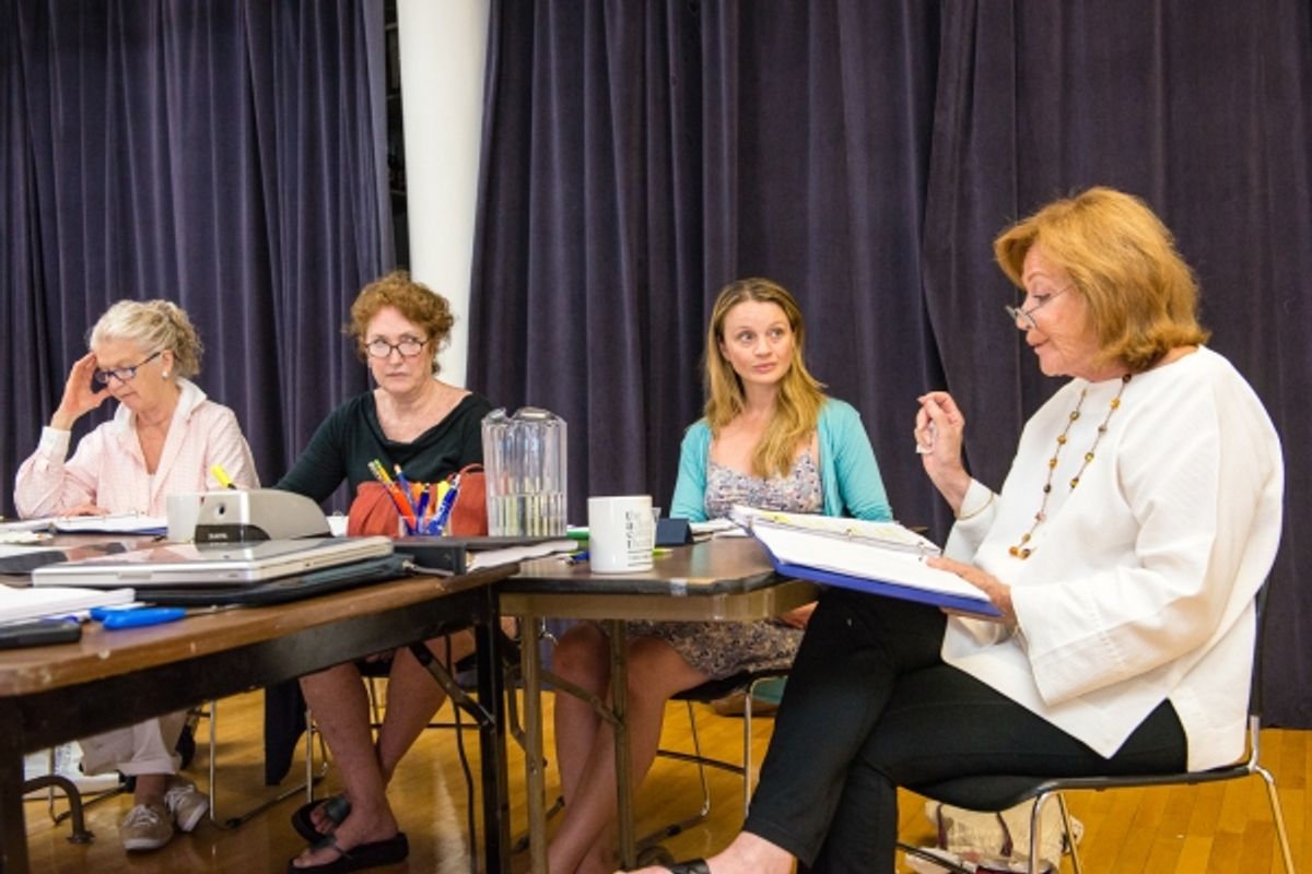 Darrie Lawrence, Caitlin O'Connell, Margot White, Cynthia Harris at 