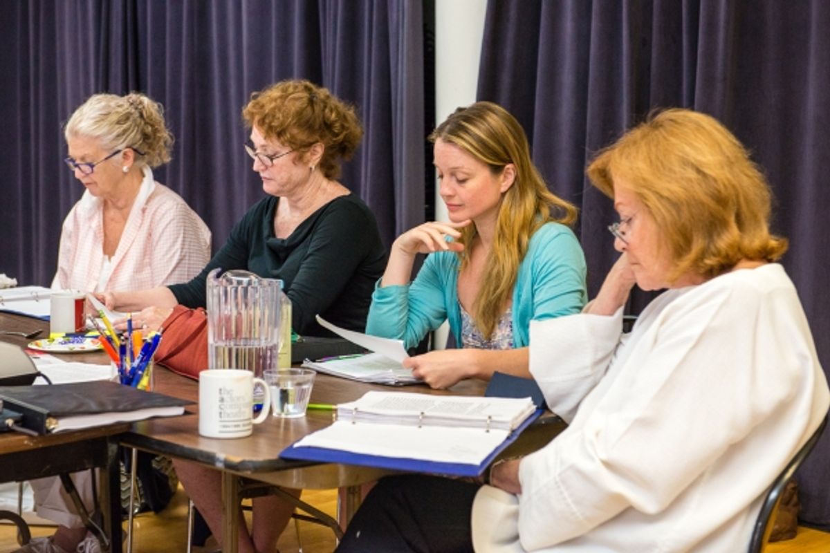 Darrie Lawrence, Caitlin O'Connell, Margot White, Cynthia Harris at 