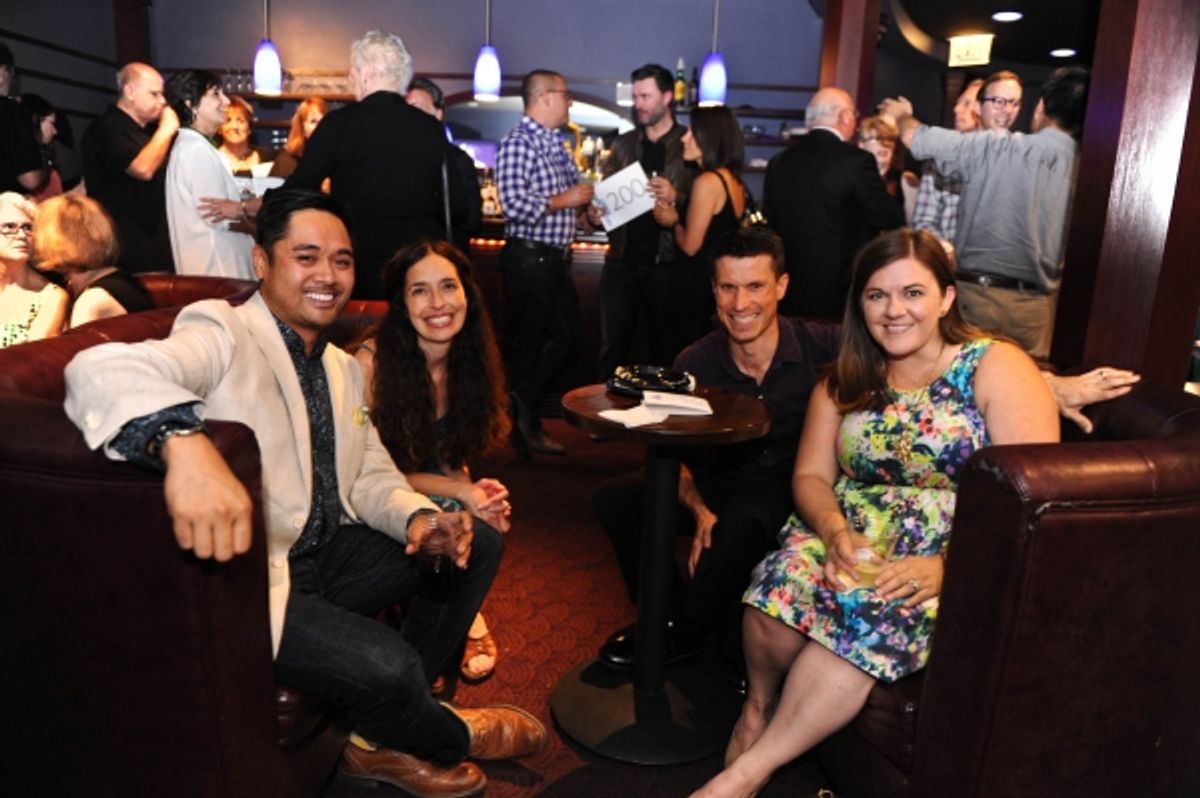 Randy Ballasteros, Porchlight Board Member Tamara Sims, Jay Sims and Erin Dahl Sellers at 