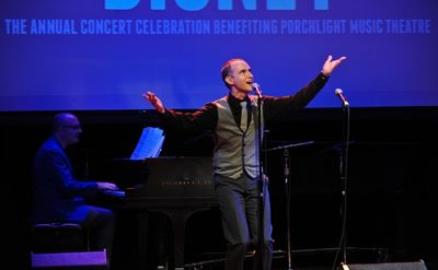 Matthew Crowle performs with Doug Peck on piano Photo