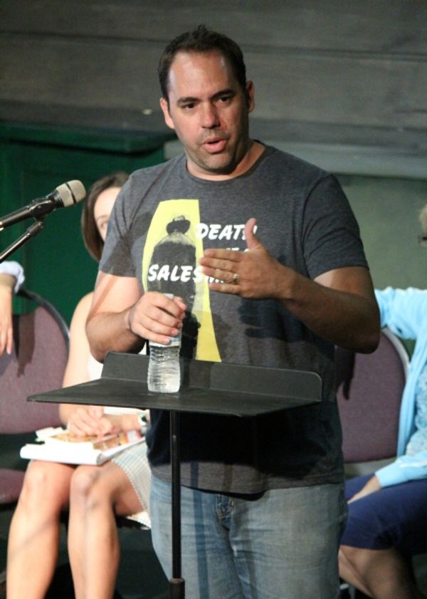 Scenic Designer Joe Holbrook, whose work was last seen at the Chance in the Ovation A Photo