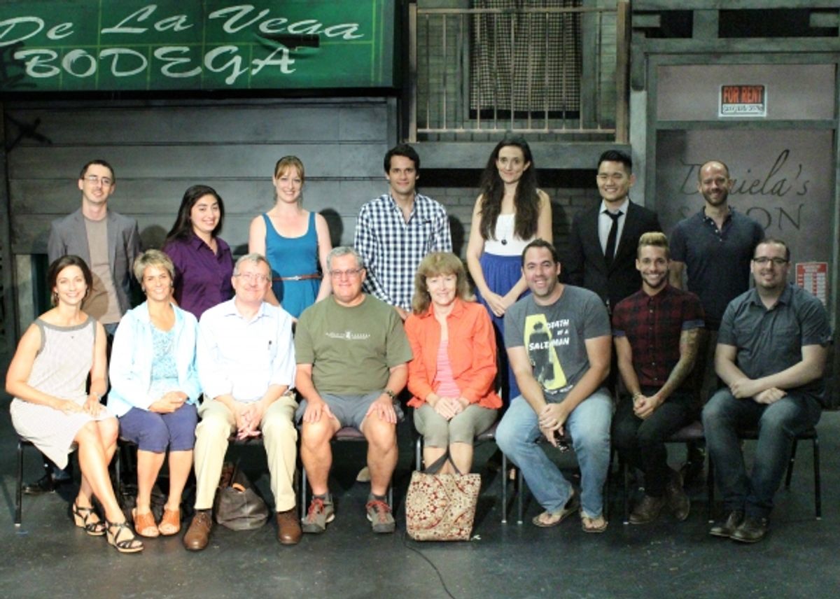 The Maple and Vine cast and production team with Associate Producers Scott & Sandra Graham (front center) at 