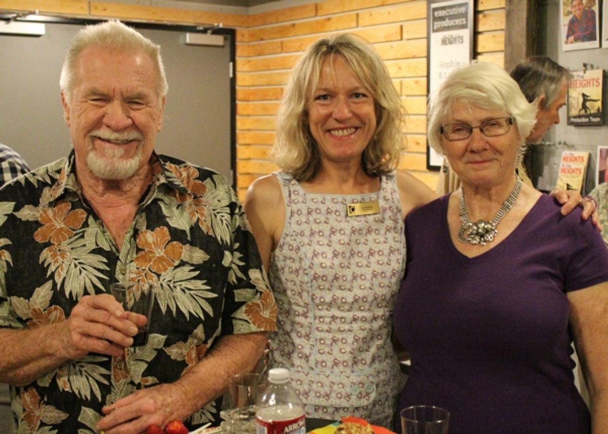Chance Members Bob Cody and Marilyn Krist with Board Member Susie Dittmar (center) at Chance Theater Hosts MAPLE AND VINE Design Preview Party