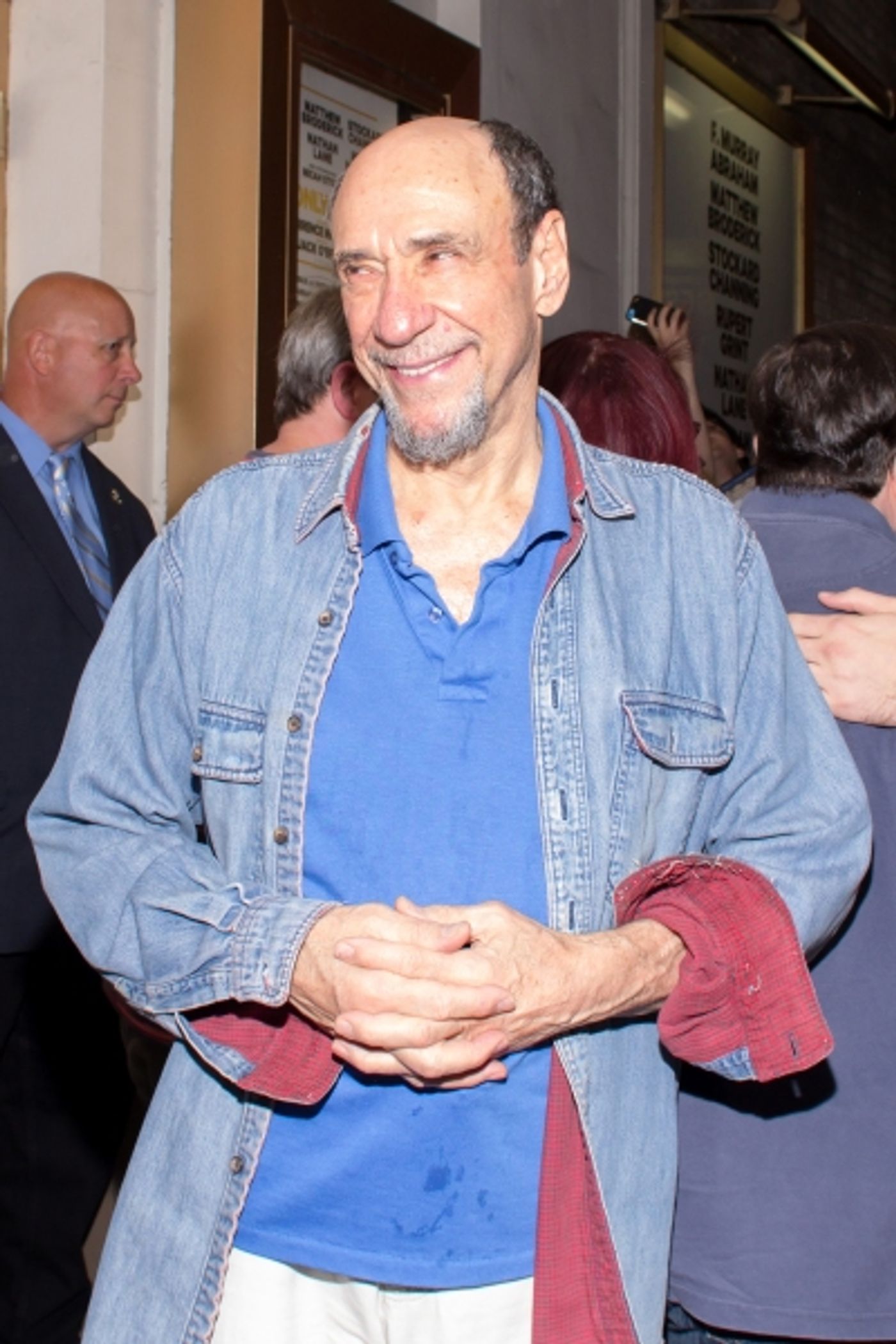 Photo Coverage: IT'S ONLY A PLAY Stars Greet Fans at Schoenfeld Theatre Stage Door!  Image