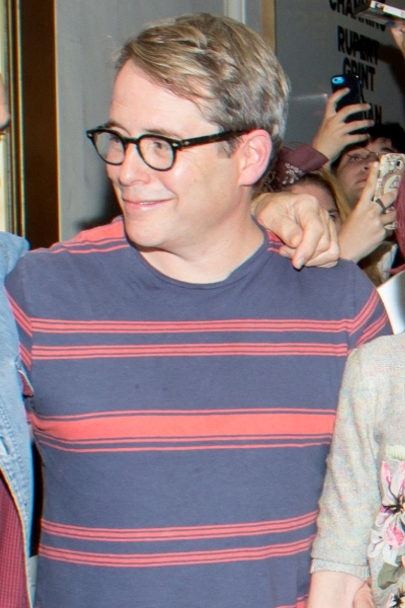 Photo Coverage: IT'S ONLY A PLAY Stars Greet Fans at Schoenfeld Theatre Stage Door!  Image