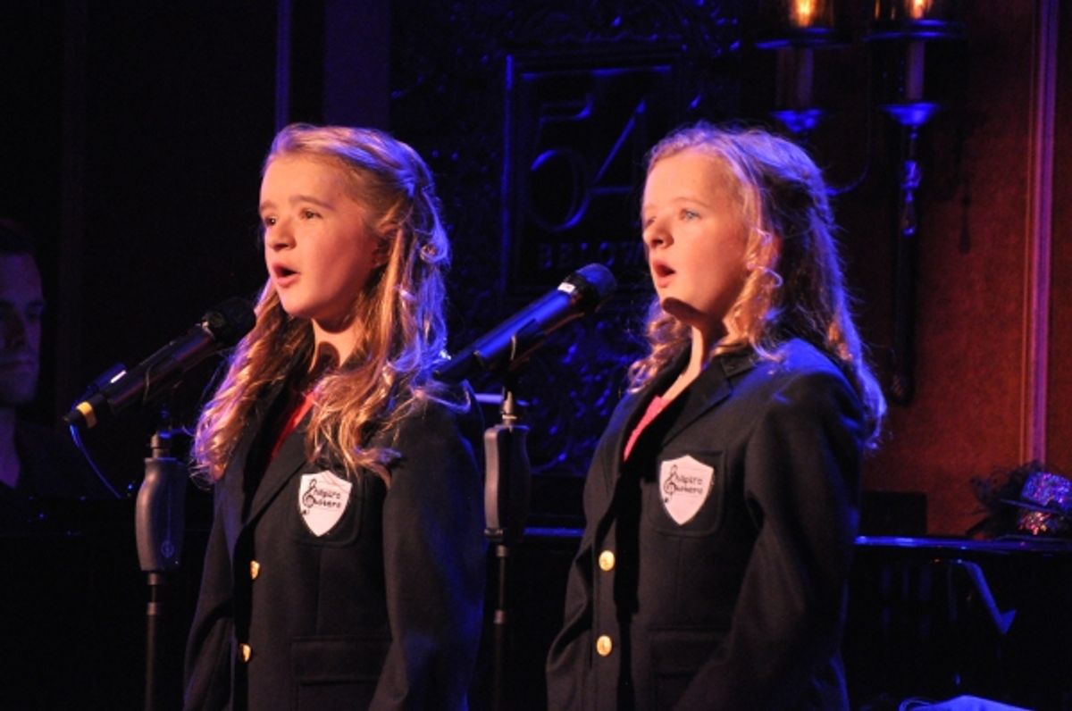 Abigail Shapiro and Millie Shapiro at 