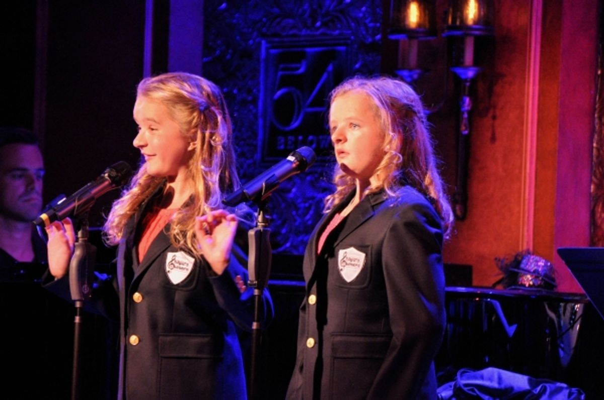 Abigail Shapiro and Millie Shapiro at 