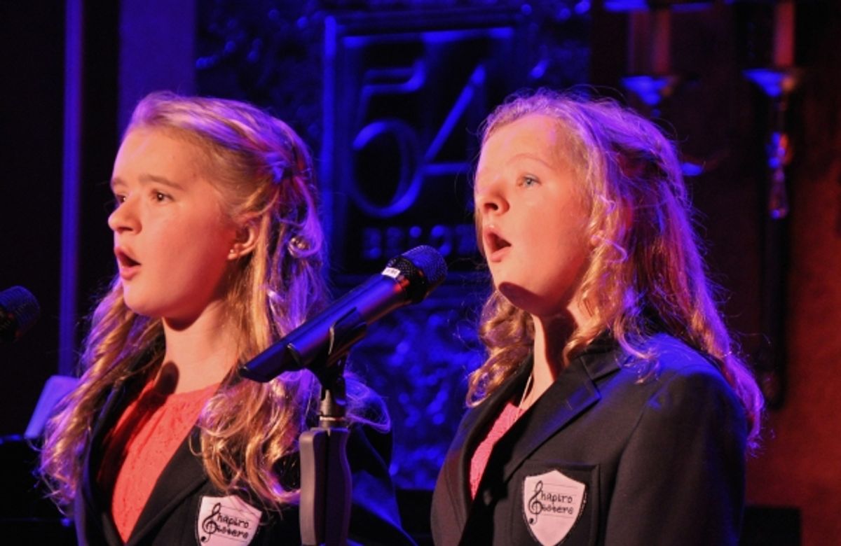 Abigail Shapiro and Millie Shapiro at 