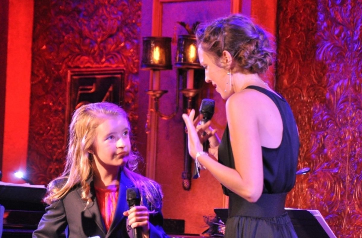 Abigail Shapiro and Laura Osnes at 