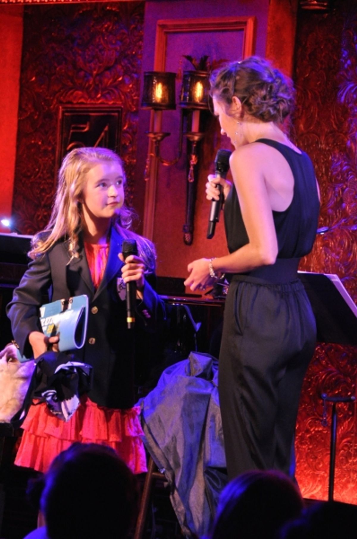 Abigail Shapiro and Laura Osnes at 