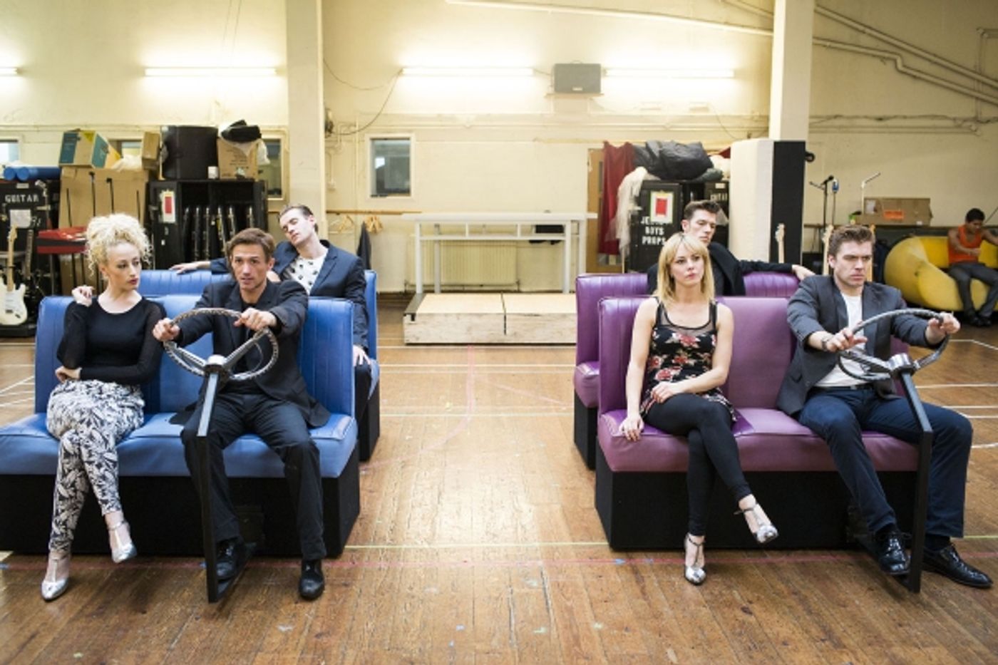 Photo Flash: Tim Driesen, Stephen Webb & More in Rehearsal for JERSEY BOYS UK Tour!  Image