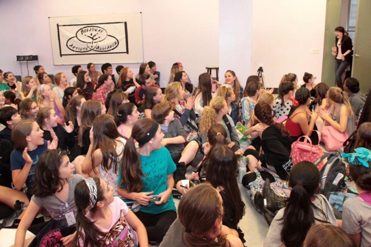 Lena Hall surprises the students of BAA at 