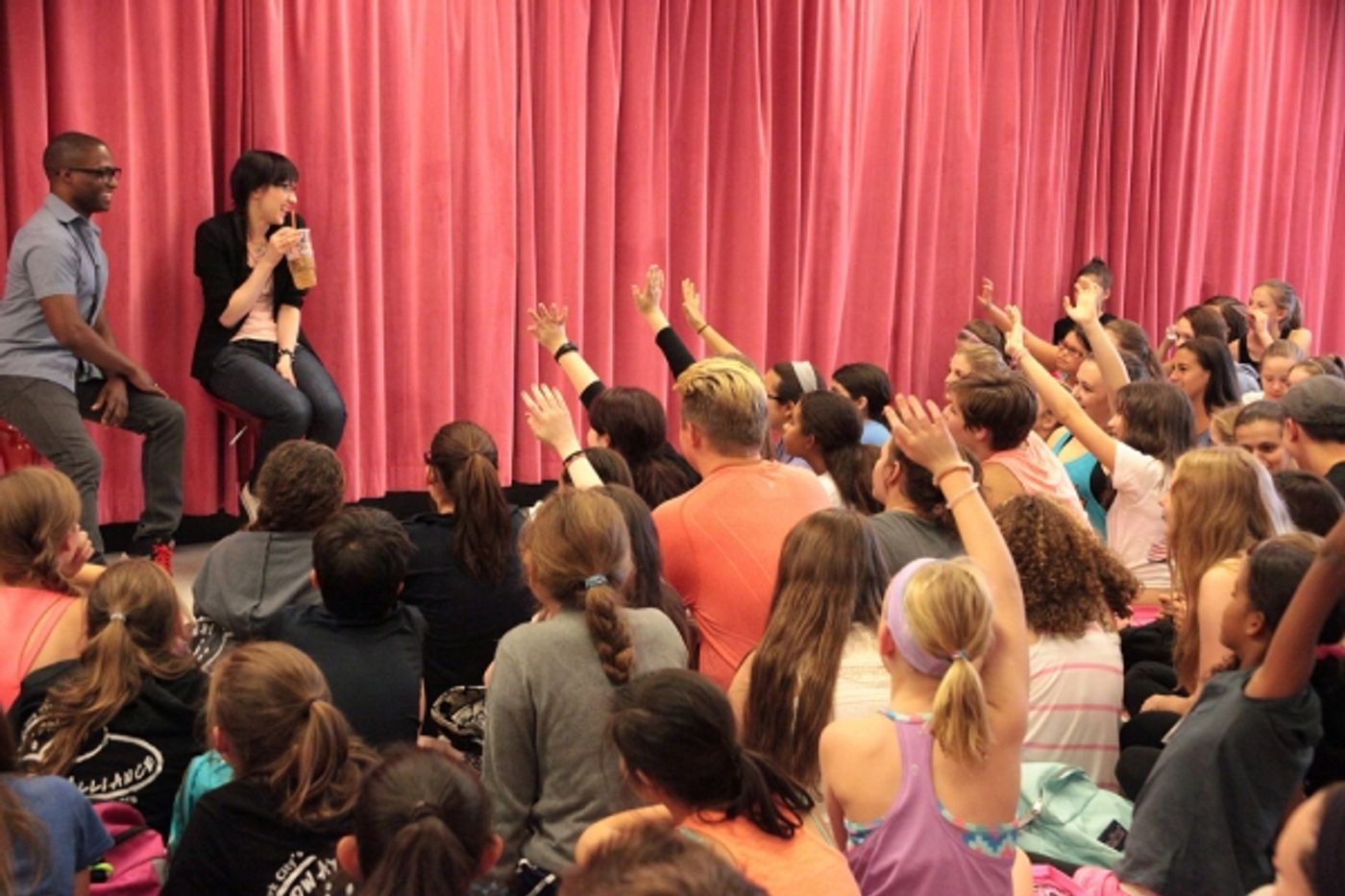 Photo Flash: HEDWIG's Lena Hall Surprises Broadway Artists Alliance Summer Intensive Students  Image
