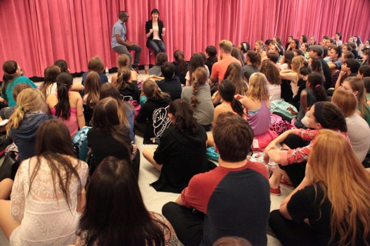 Photo Flash: HEDWIG's Lena Hall Surprises Broadway Artists Alliance Summer Intensive Students  Image