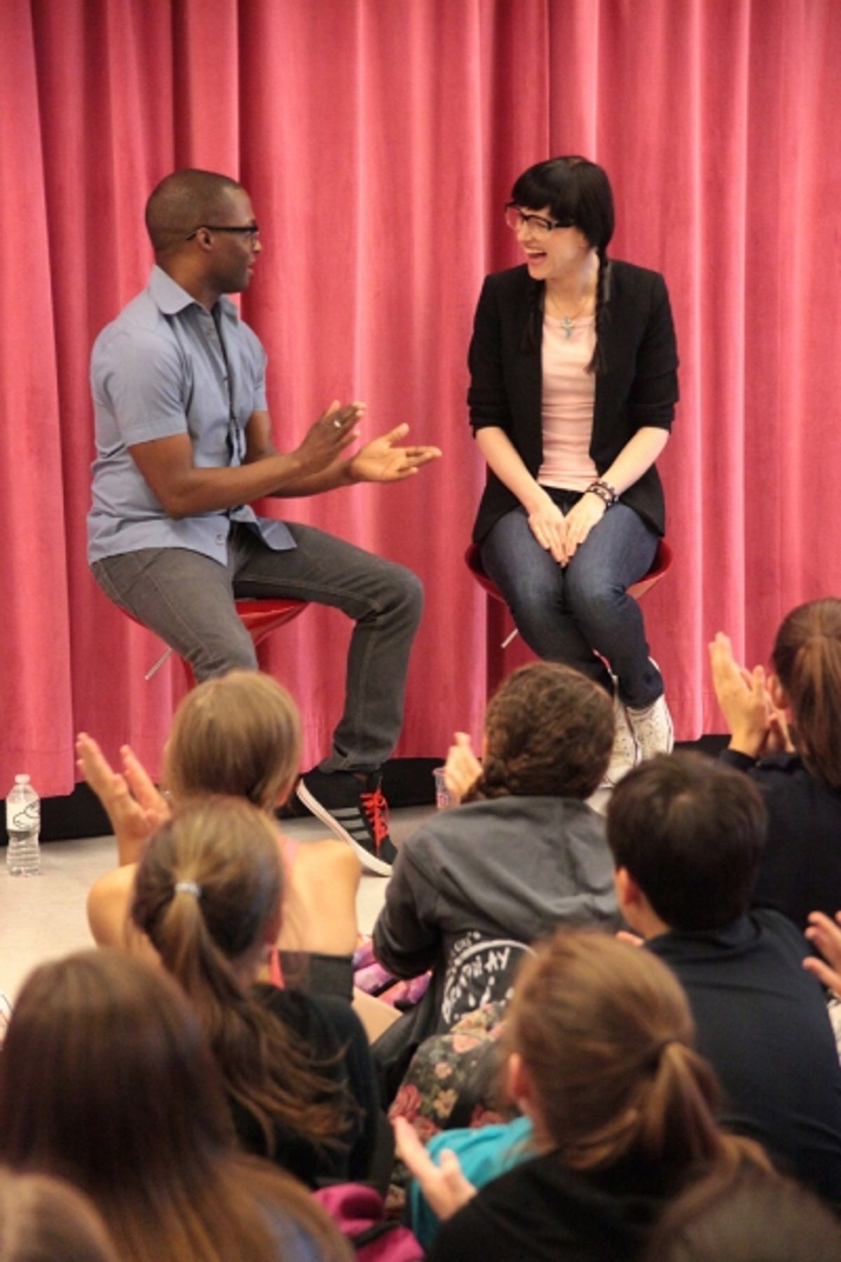 Tyrick Wiltez Jones and Lena Hall at 