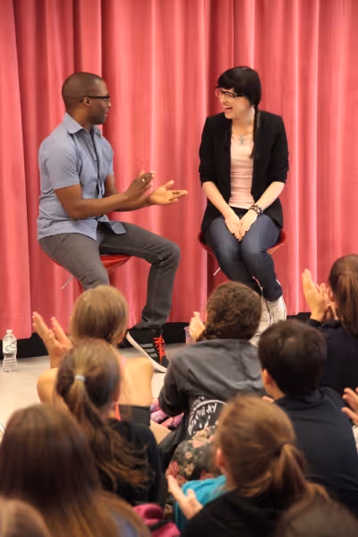 Tyrick Wiltez Jones and Lena Hall Photo