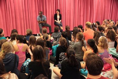 Tyrick Wiltez Jones and Lena Hall Photo