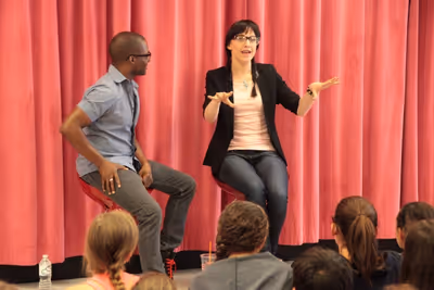 Tyrick Wiltez Jones and Lena Hall Photo